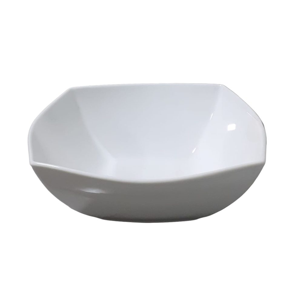 Dankotuwa Square White Salad Bowl