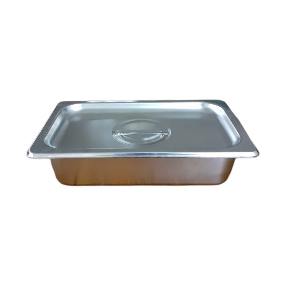 GN 1/4 Stainless Steel Pan with Lid