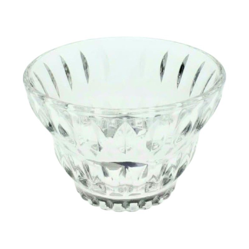 Small cut glass dessert bowls, 6 pack