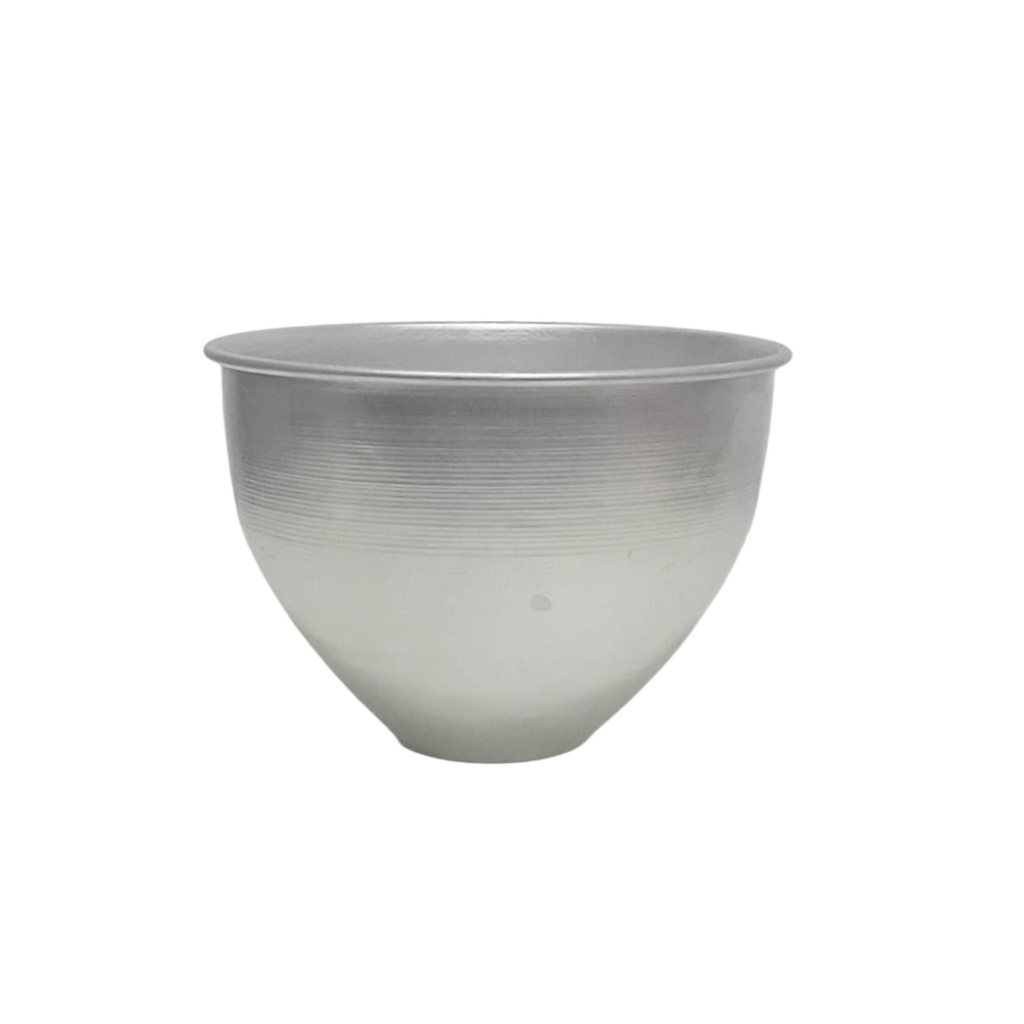 ALU CAKE BOWL (DEPTH:14.5CM, DIAMETER:17.8CM)
