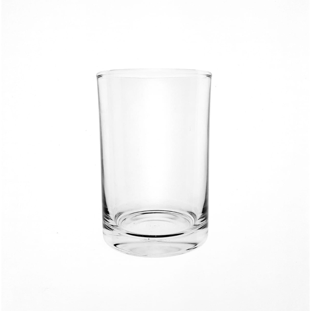 (LG34) LUCKY GLASS TUMBLER 230ml, (HEIGHT:9.8CM, MOUTH DIAMETER:6.5CM) LG103208 (thailand)