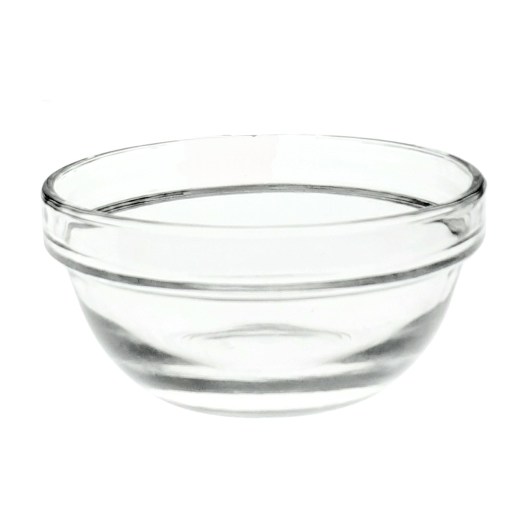 GLASS BOWL (BW 0360-43) (DIAMETER:10.2CM)