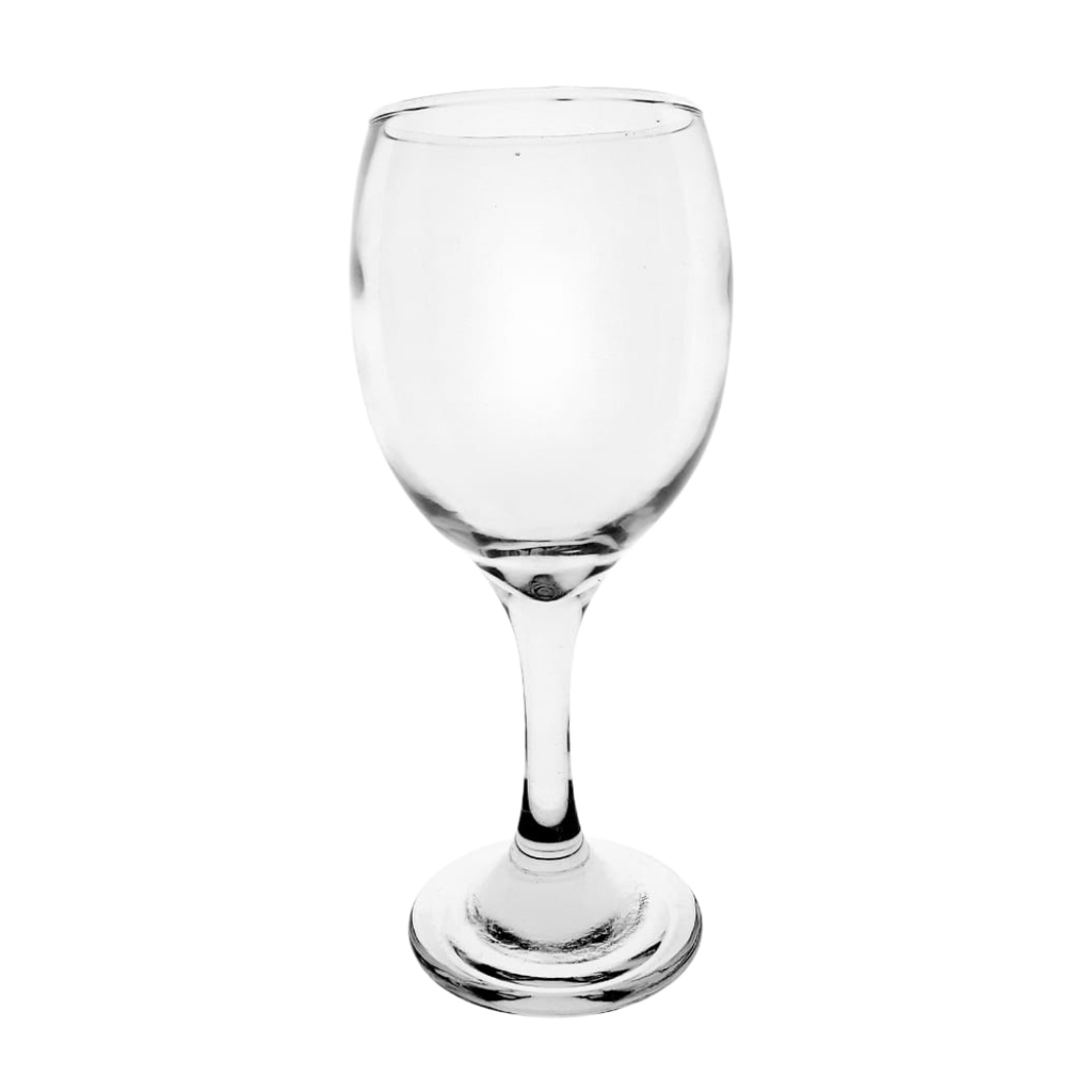FIESTA -SW074C 9189  WINE STEM GLASS 250ML (HEIGHT 16.6CM, DIAMETER 6CM)