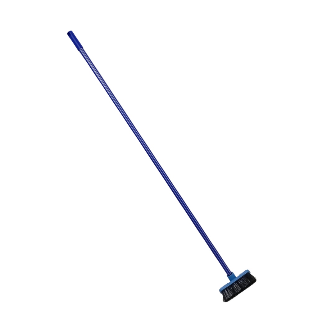 (2A1) 6” DECK BRUSH W/IRON STICK