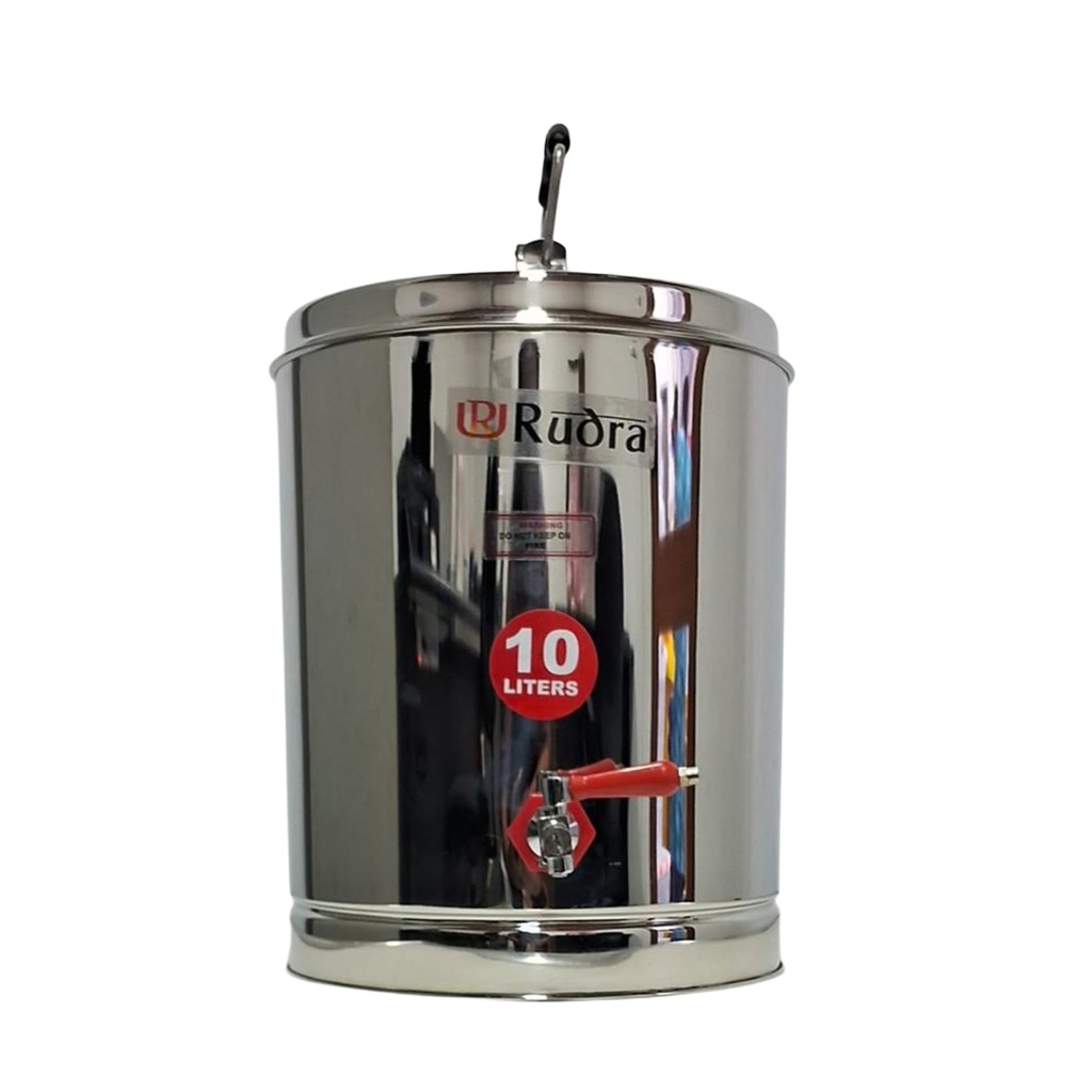 S/S TEA URN 10LT(HEIGHT:36CM,DIAMETER:24.5CM) (RUDRA)