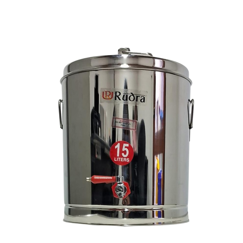 S/S TEA URN 15LT (RUDRA)