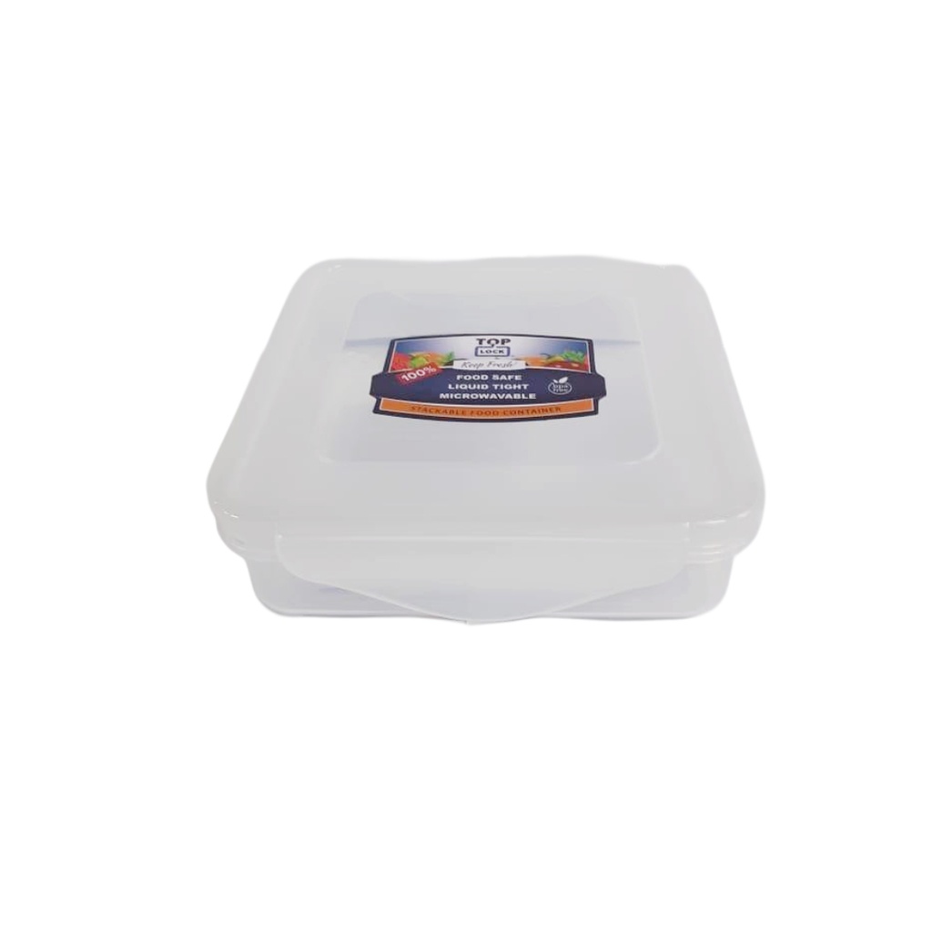 (SQ5001) TRANS. SQUARE BOX 500ML 