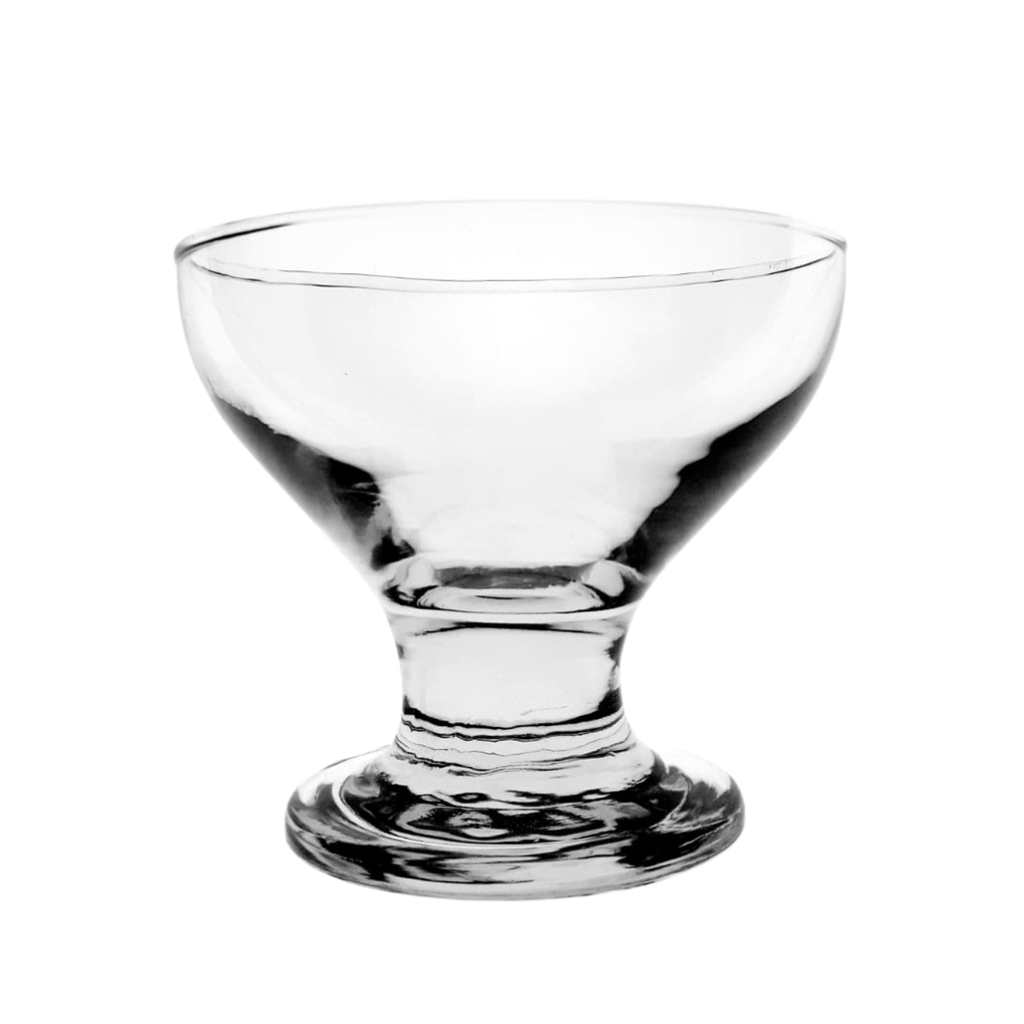 (FW119A-40) GLASS ICE CREAM CUP 282ML CHARMING (HEIGHT 8CM, DIAMETER 9CM)
