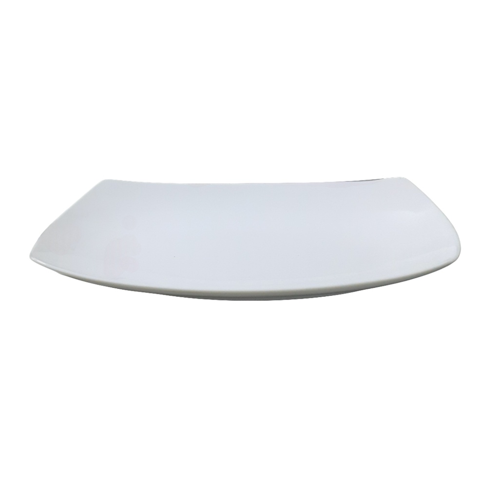 4845 12” RECTANGULAR WHITE PLATTER 