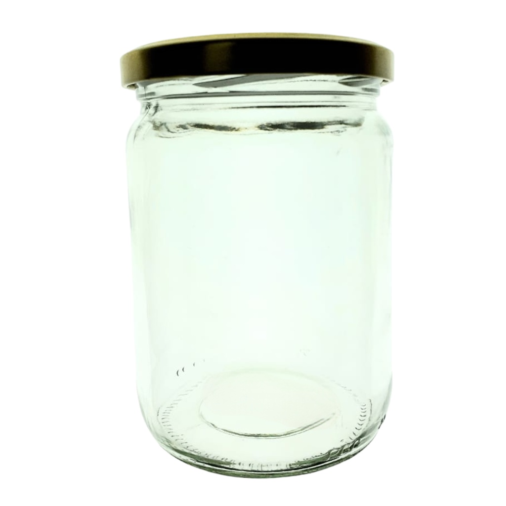 GLASS MASON JAR 555ML GHERKIN -DS40 F30000790E800001 (HEIGHT 12.1CM, DIAMETER 7.6CM)