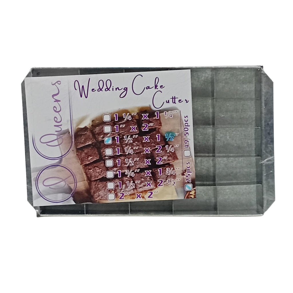  (1 * 1.5 ) TOFFEE CUTTER  25PCS 