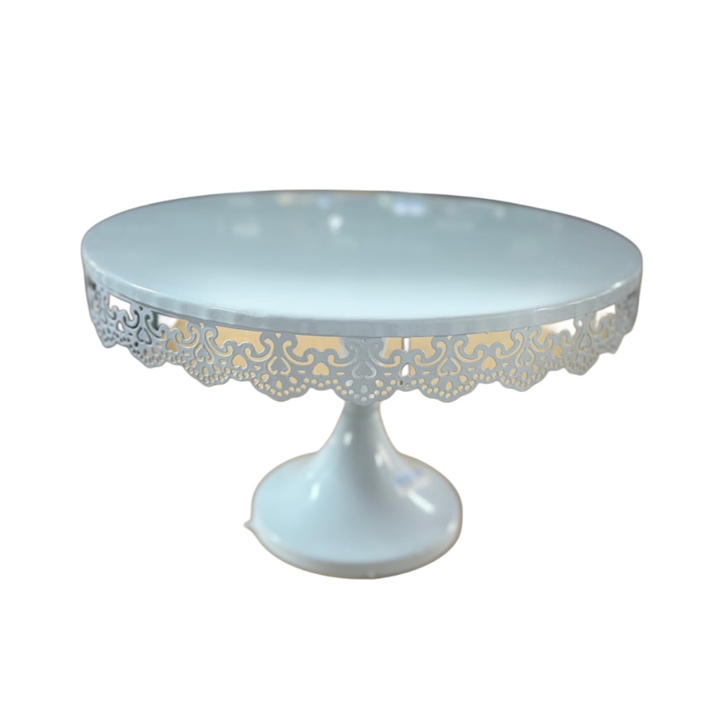 CAKE STAND WHITE 