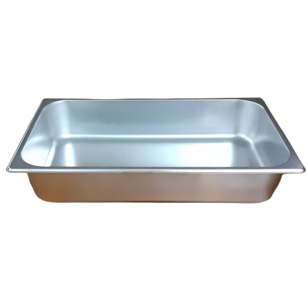 9000262 16475-2 S/S GN PAN 4” RICE 1*1 W/OUT LID  (LENGTH: 52CM, WIDTH: 32CM, HEIGHT: 10CM)  