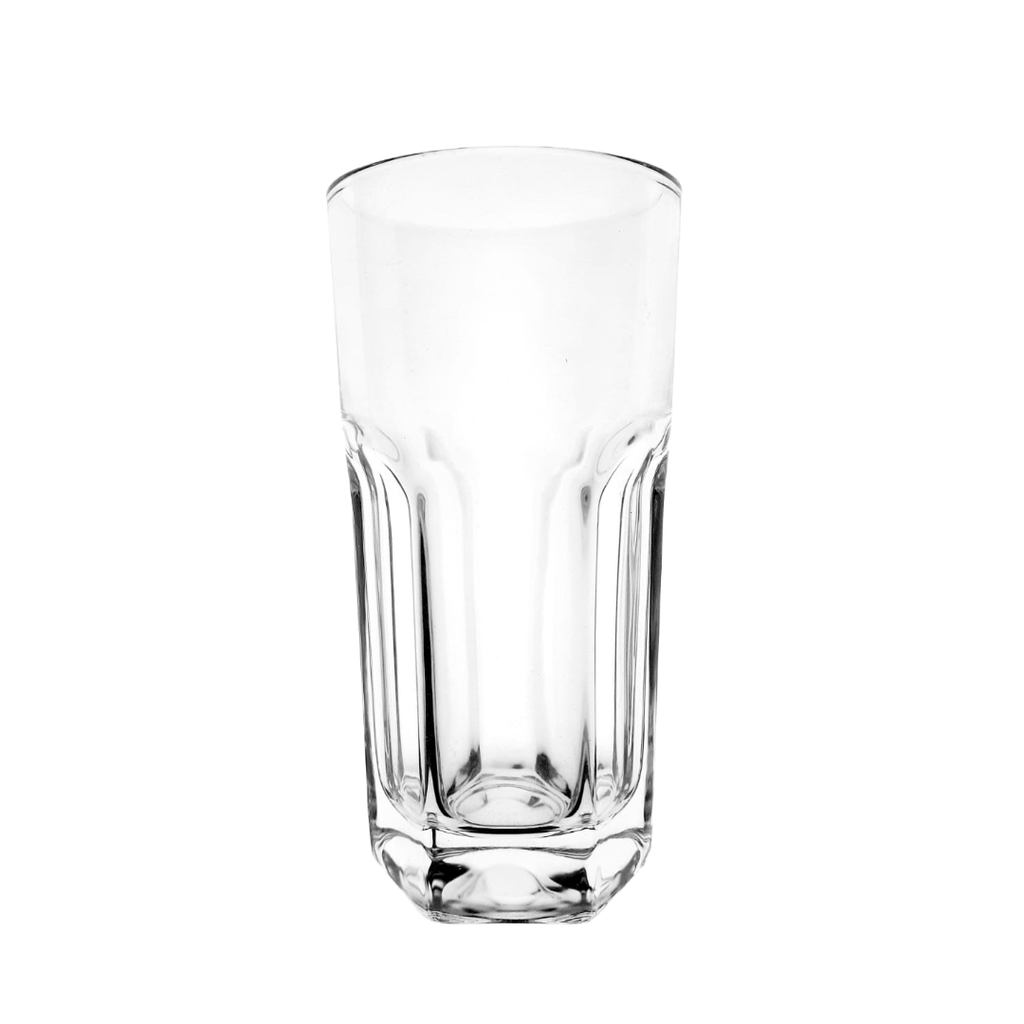 (YJF-6001) GLASS TUMBLER 310ML YUJING (HEIGHT 13.6CM, MOUTH DIAMETER 5.9CM)