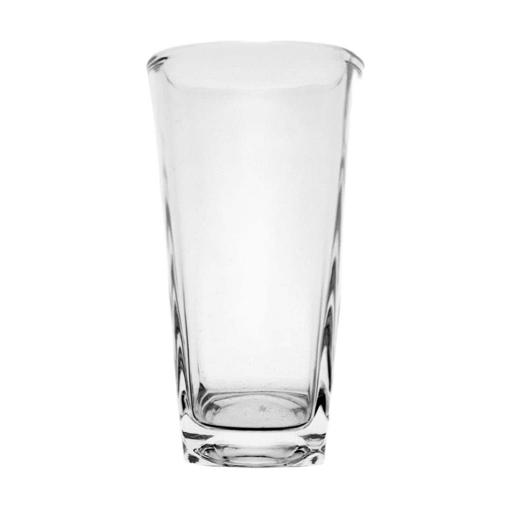 (YJD - 4009) GLASS TUMBLER 200ML SQUARE (HEIGHT 11.5CM,MOUTH DIAMETER 6CM) YUJING