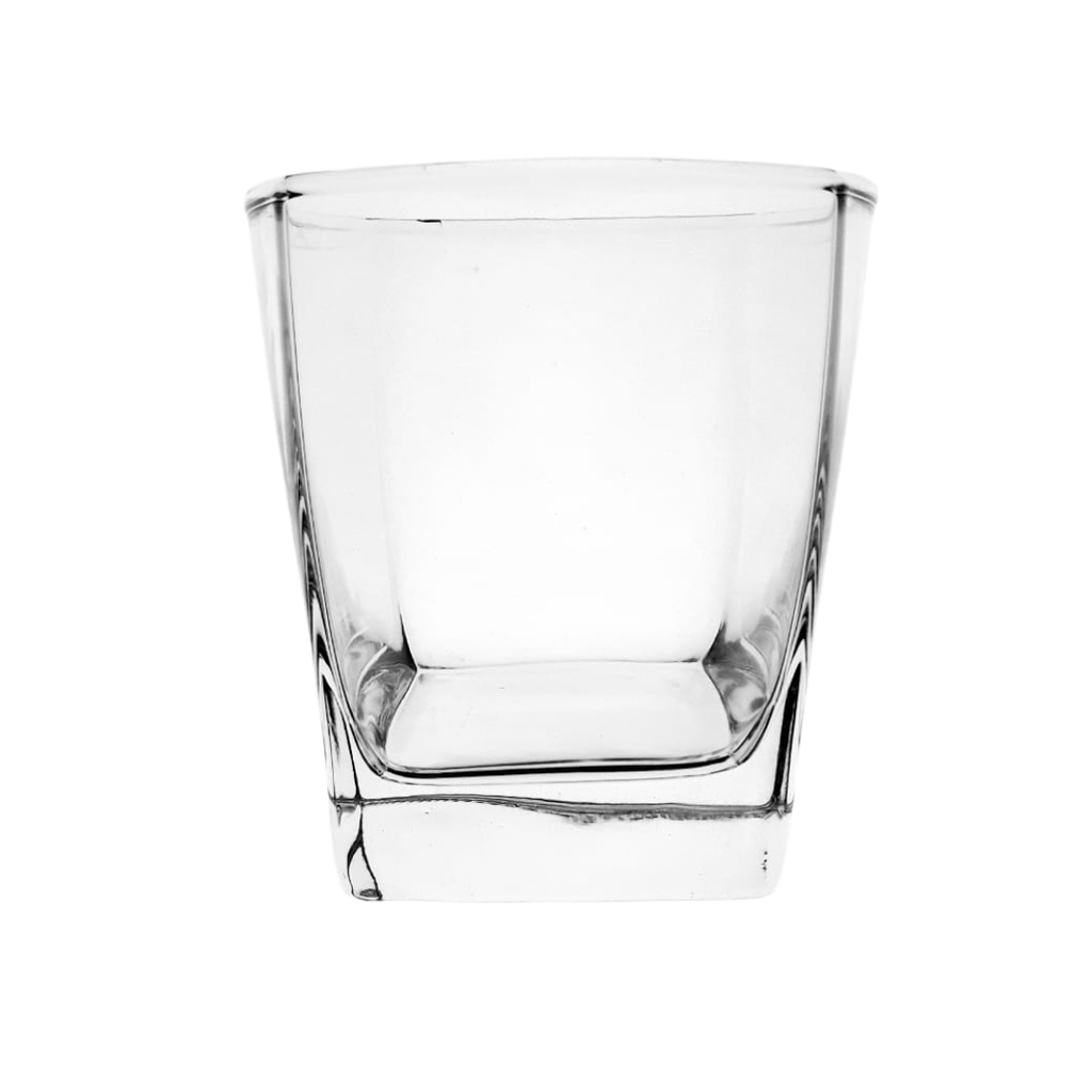 (ES5102) WHISKY GLASS TUMBLER 250ML SQUARE DELI (HEIGHT 8.5CM,DIAMETER 8CM) 