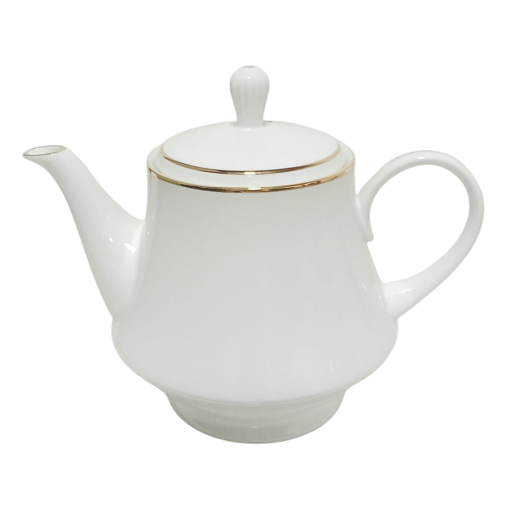 91123 NORITAKE GOLD LINE TEA POT 793512