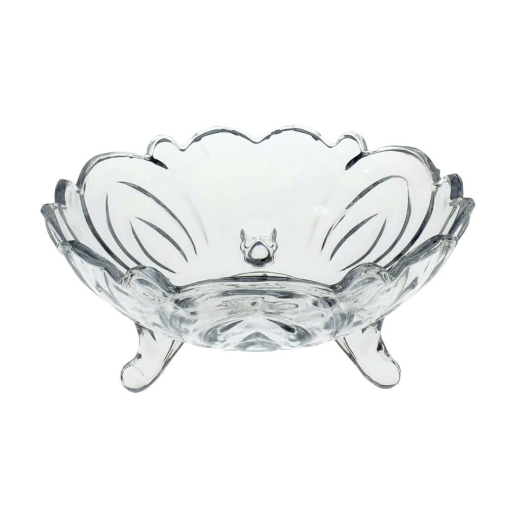 GLASS CENTRE PIECE TG26-9.5 (1) (HEIGHT: 9.7CM, DIAMETER: 21.7CM)
