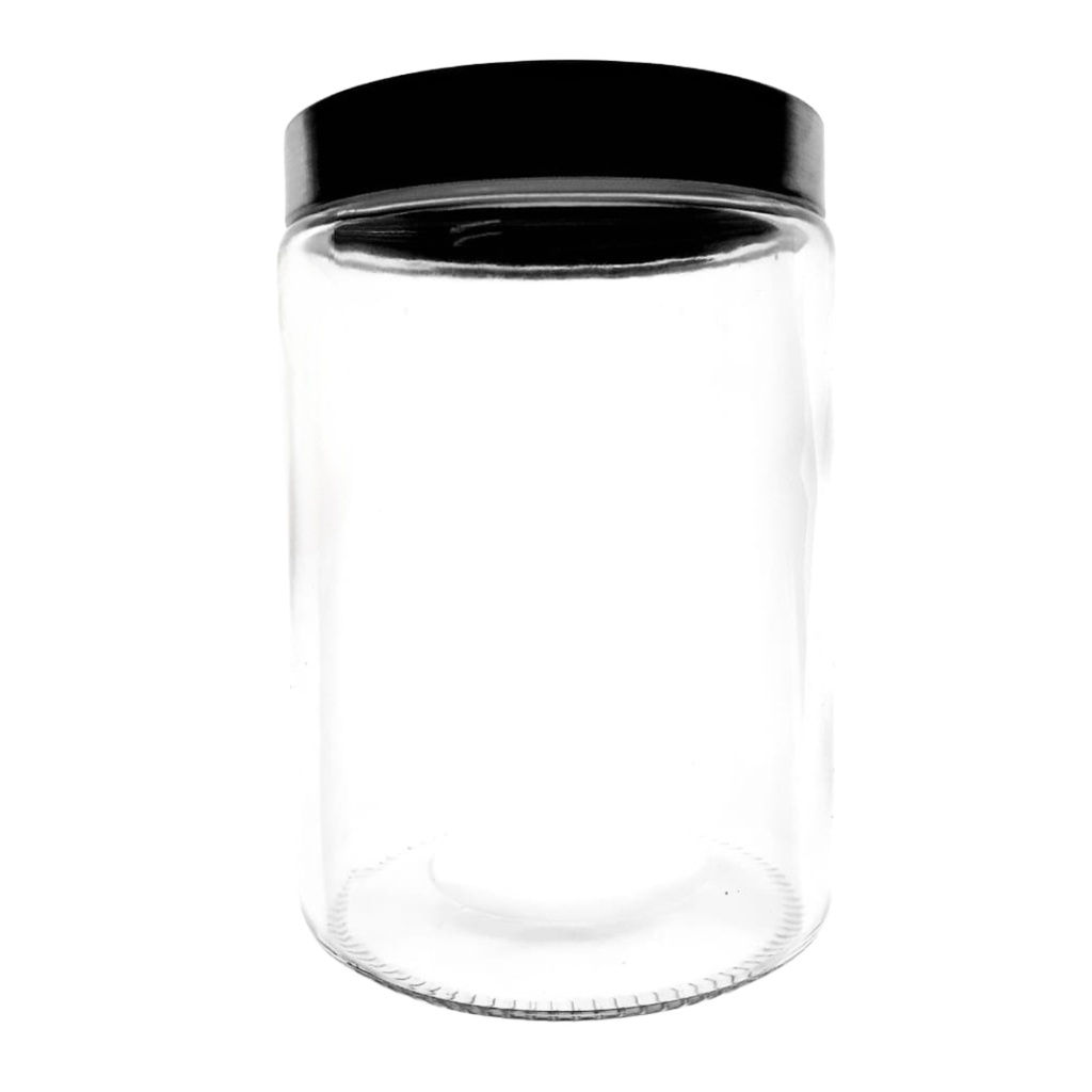 GLASS JAR HMFG60-1250 (J-2) (HEIGHT 16CM, DIAMETER 10.2CM)