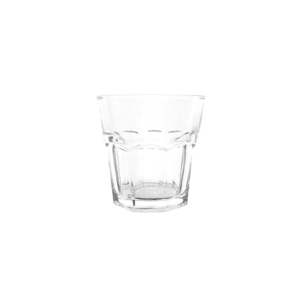 GLASS TUMBLER YJB-3008 (HEIGHT 8.5CM DIAMETER 8.3CM)
