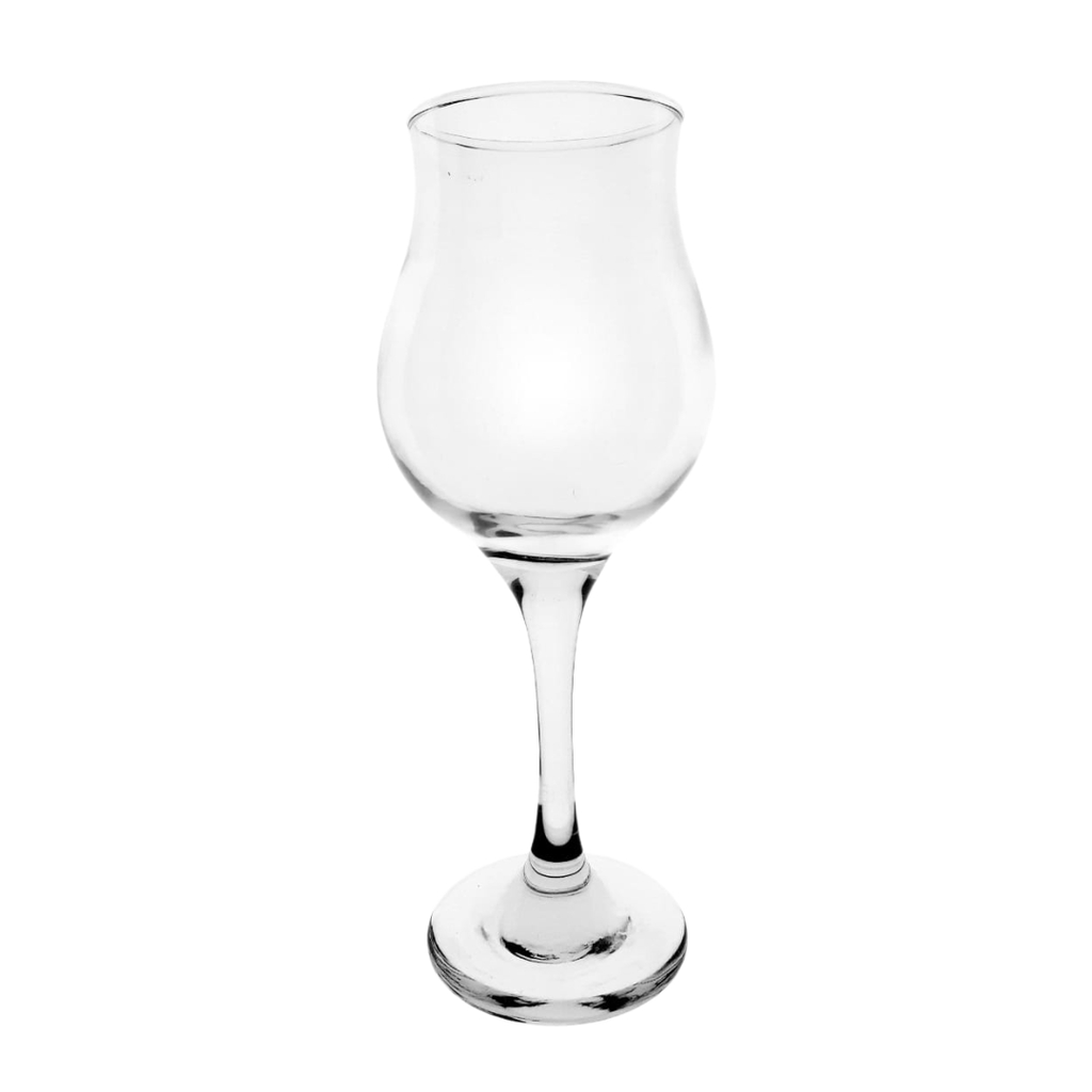 SW184A-40 WINE STEM GLASS 270ML HEIGHT 19.5CM, MOUTH DIAMETER 5.8CM)