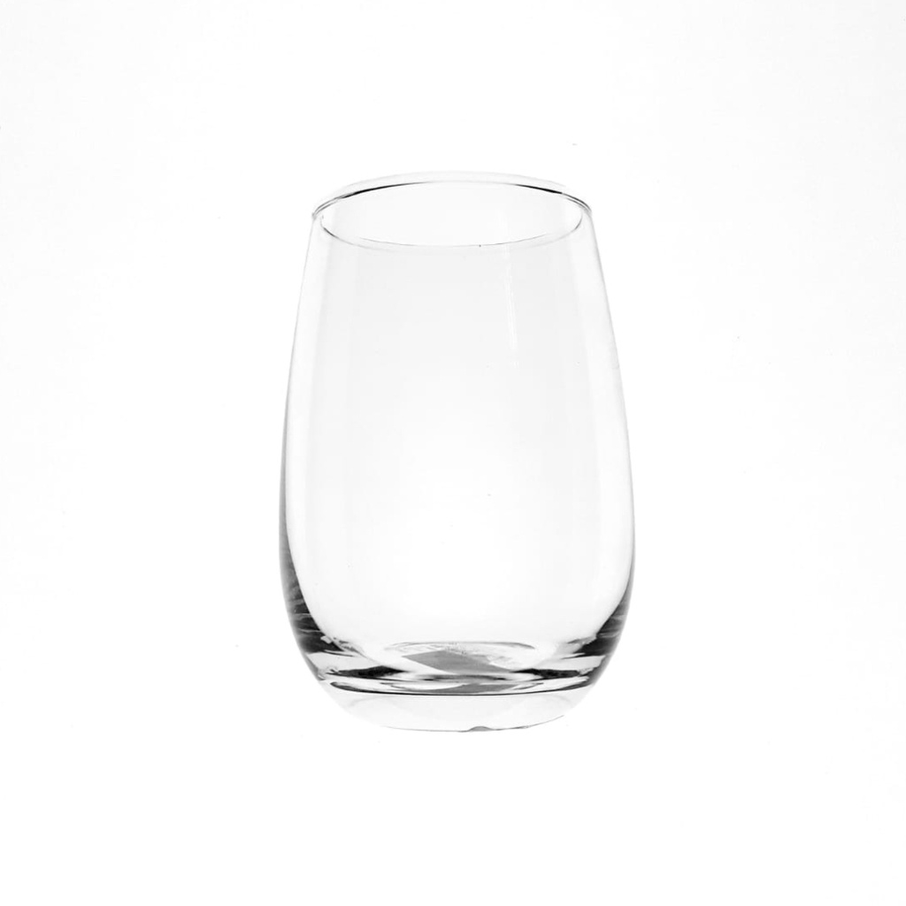 (ES7029) GLASS TUMBLER 375ML DELI 
(HEIGHT 12CM, MOUTH DIAMETER 6CM)