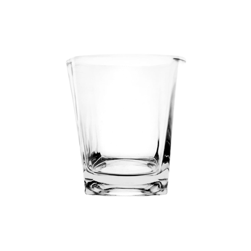 (Y5401) 0624-1 ROCK GLASS TUMBLER 195ML SQUARE  (HEIGHT 7.8CM, MOUTH DIAMETER 7CM)