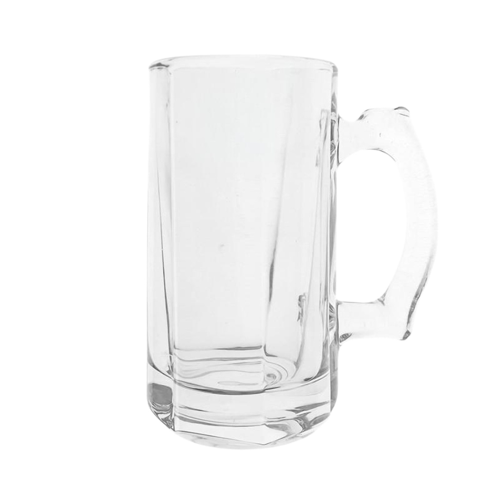 GLASS BEER MUG 380ML ZB-68