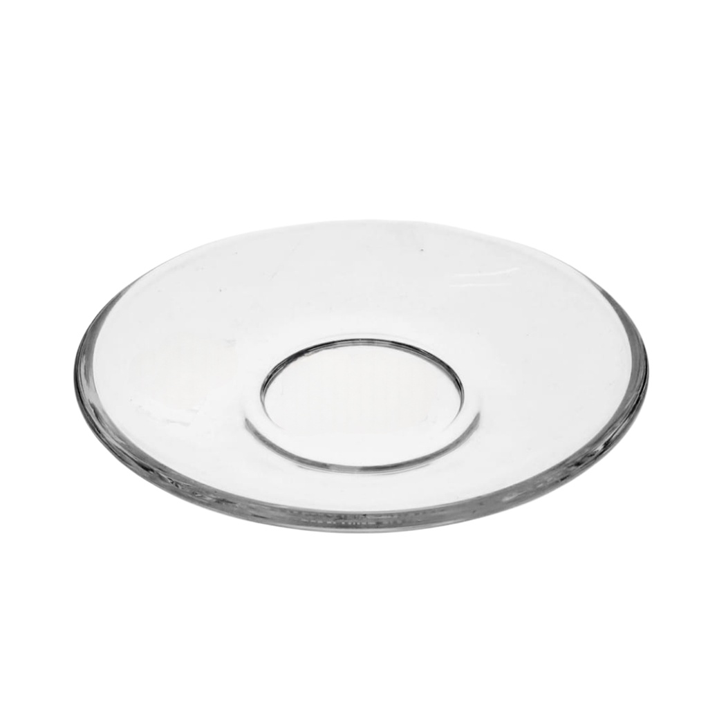 YJP-7012 GLASS SAUCER 5.25” (WIDTH: 11.3CM)