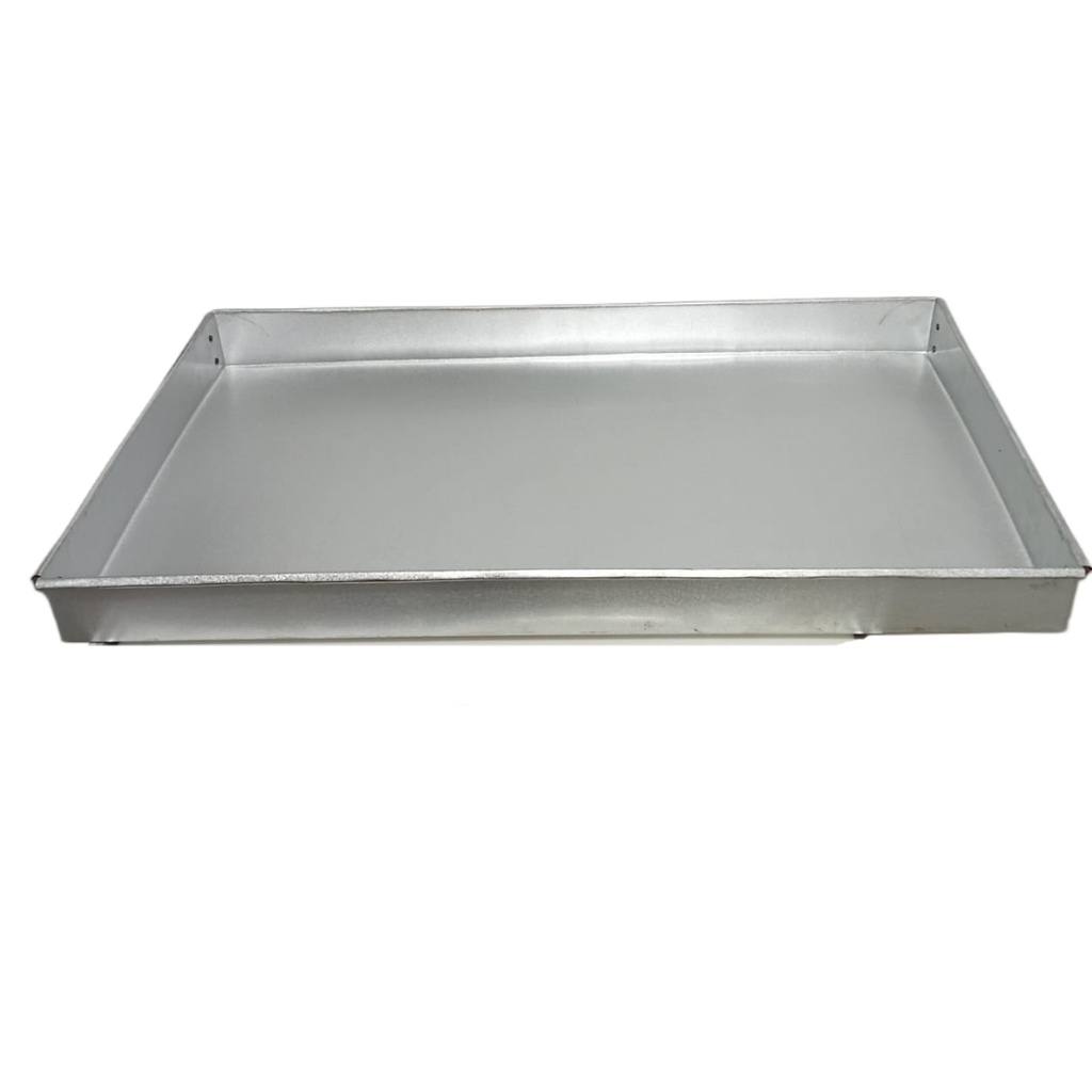 GALVANIZED CAKE TRAY (LENGTH 30”, WIDTH 18”, DEPTH 2.5”)
