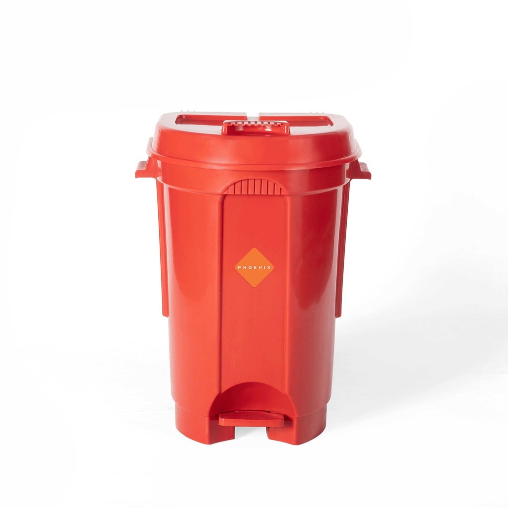 GARBAGE BIN 70L RED