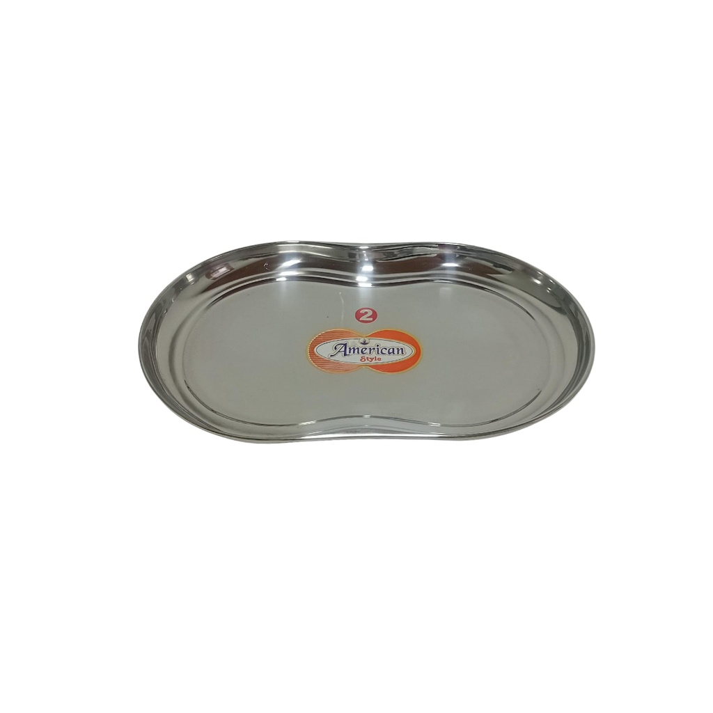 [1036123] S/S AMERICAN TRAY NO 2 (LENGTH30CM WIDTH 19CM)