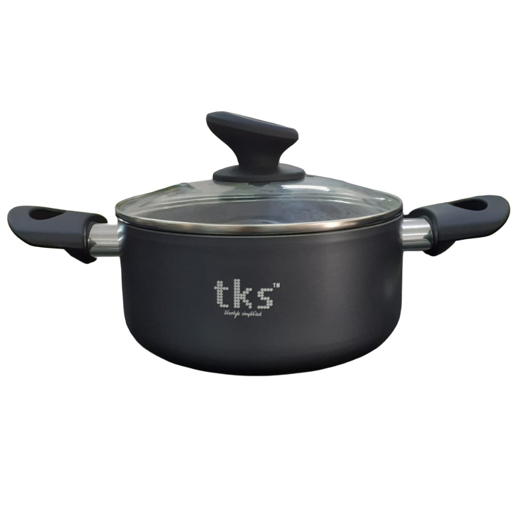 N/S CASSEROLE 18CM, HARD ANODIZED (C18-HANS)
