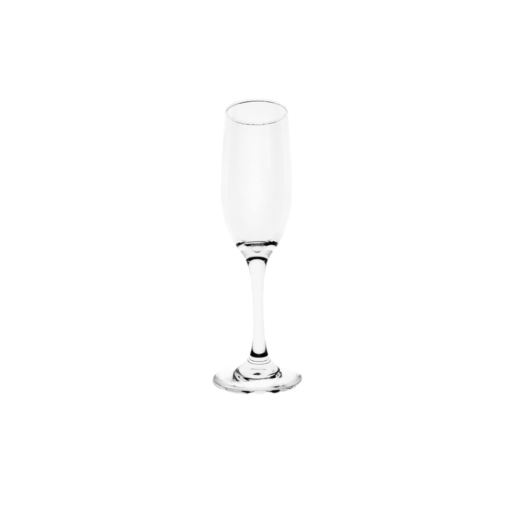 (JXL16) CHAMPAGNE FLUTE 175ML HEIGHT 21CM, MOUTH DIAMETER 5CM