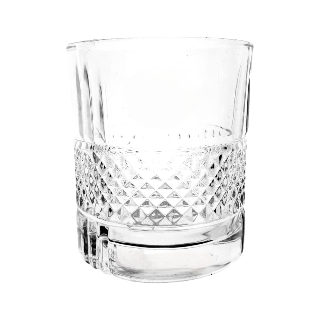 YJSK-3702-4 GLASS TUMBLER 6PCS 300ML (HEIGHT 9CM, DIAMETER 7.8CM)
