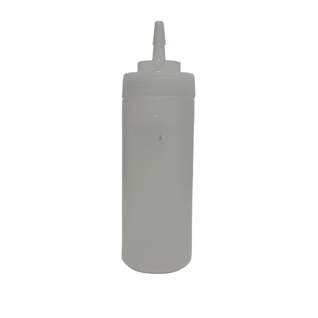 001019 SAUCE BOTTLE WHITE (12 OUNCES)