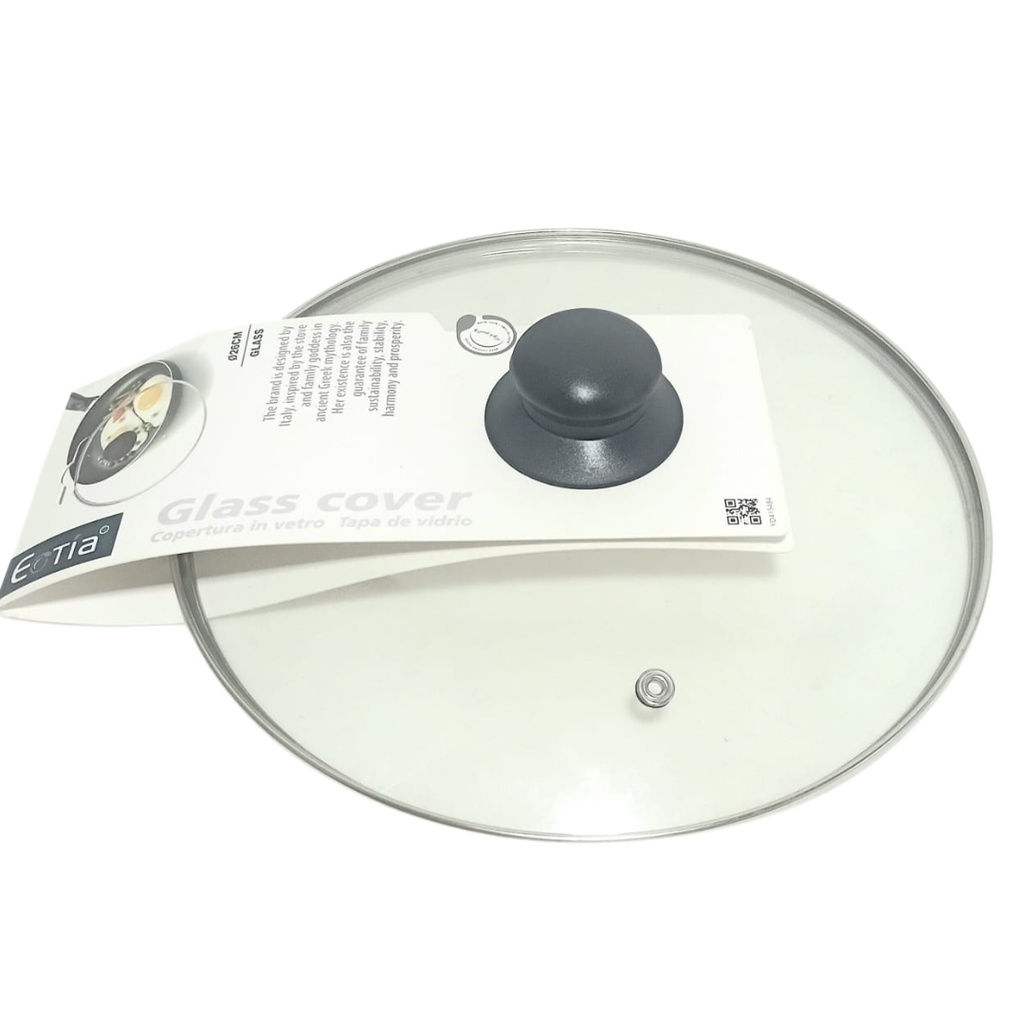 1547-14 / TR-249 CLEAR GLASS COVER 26CM