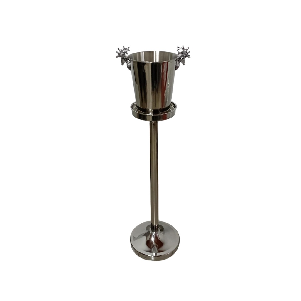 8276-38 / 8276-37 / TR-23 / TR-24 S/S SILVER WINE BUCKET WITH STAND 5L