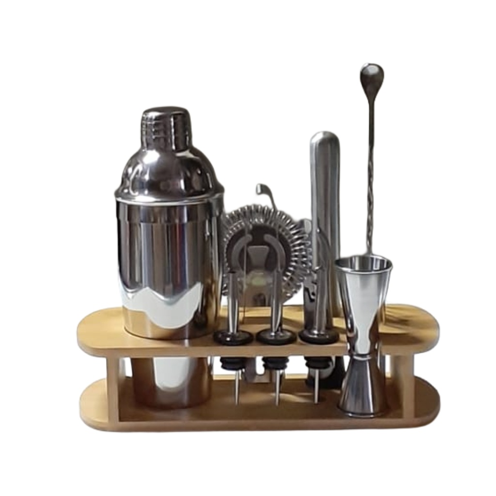 8281-64 COCKTAIL SHAKER SET S/S