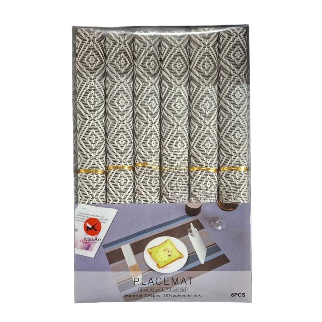 0623-9 MEAL MAT 6+6