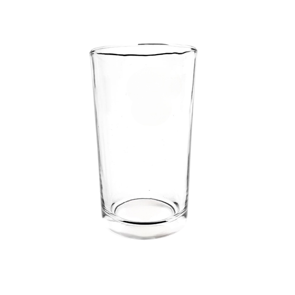 Y1052 GLASS TUMBLER (HEIGHT: 11CM, DIAMETER: 6.5CM)