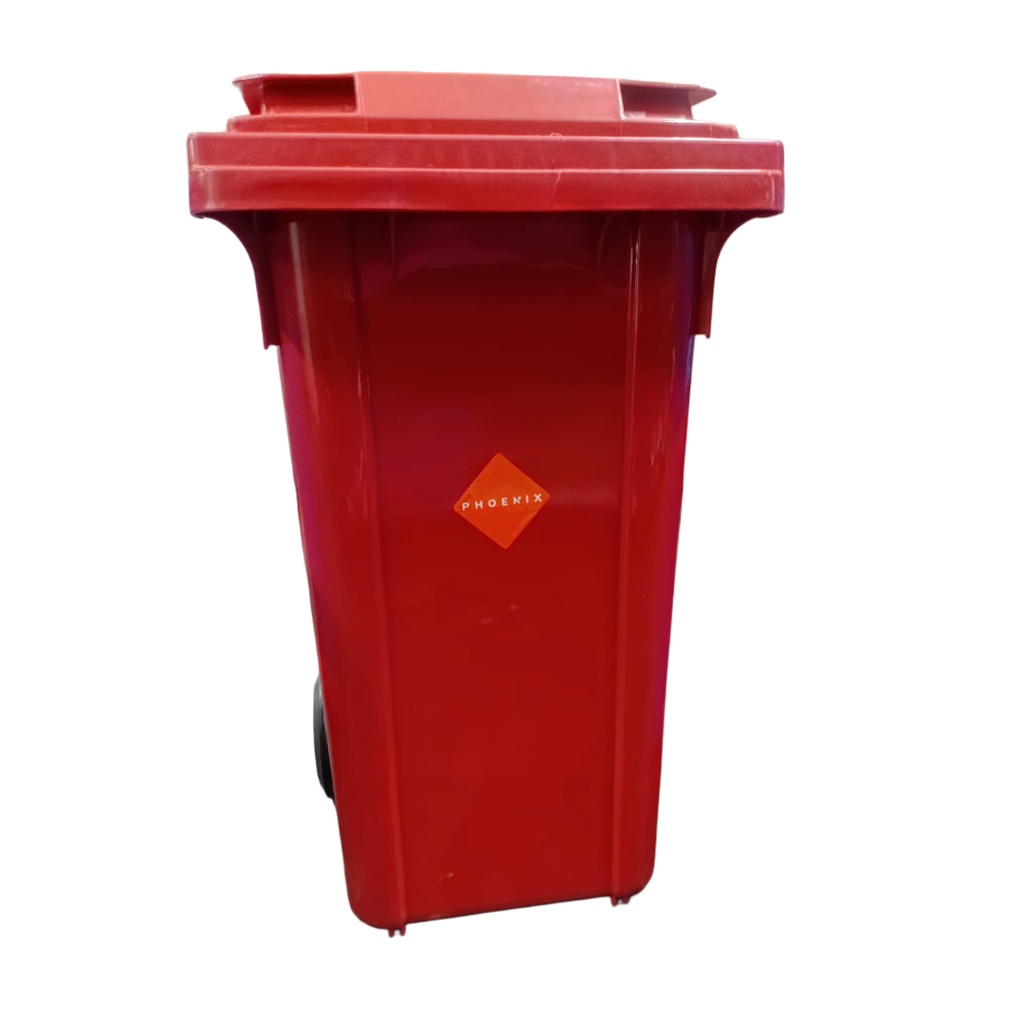 TRASH BIN 120L RED