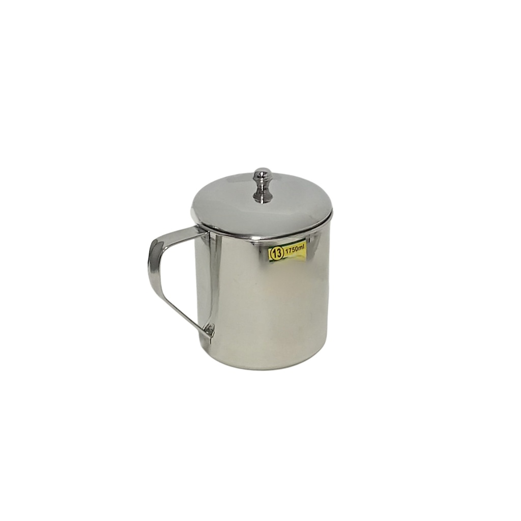 S/S MUG WITH LID NO 13