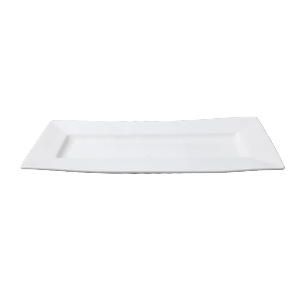958-19 WHITE CERAMIC DISH