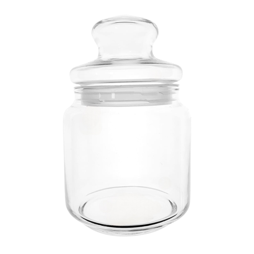 G3020 CLUB GLASS JAR 500ML (HEIGHT: 15.5CM, DIAMETER 8CM)