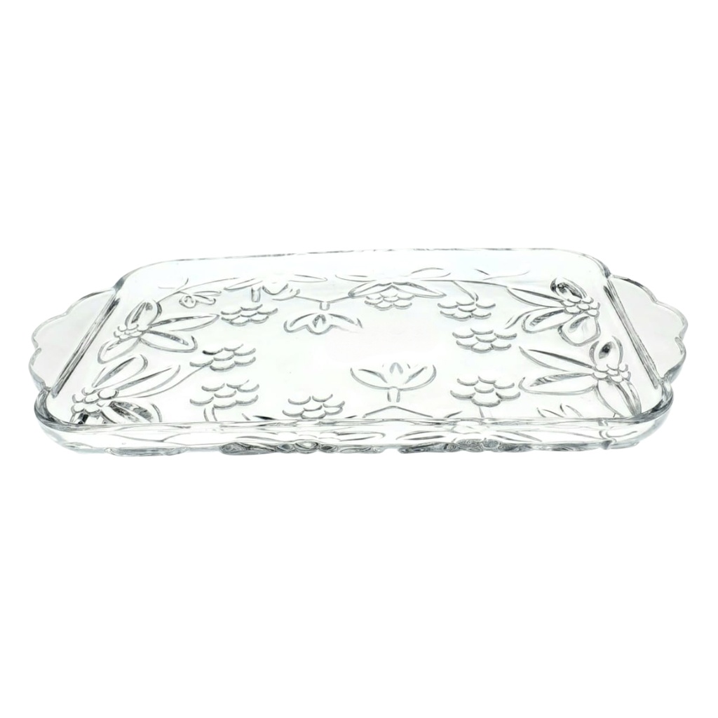 DSP249C GLASS TRAY (LENGTH: 38CM, WIDTH: 22CM)