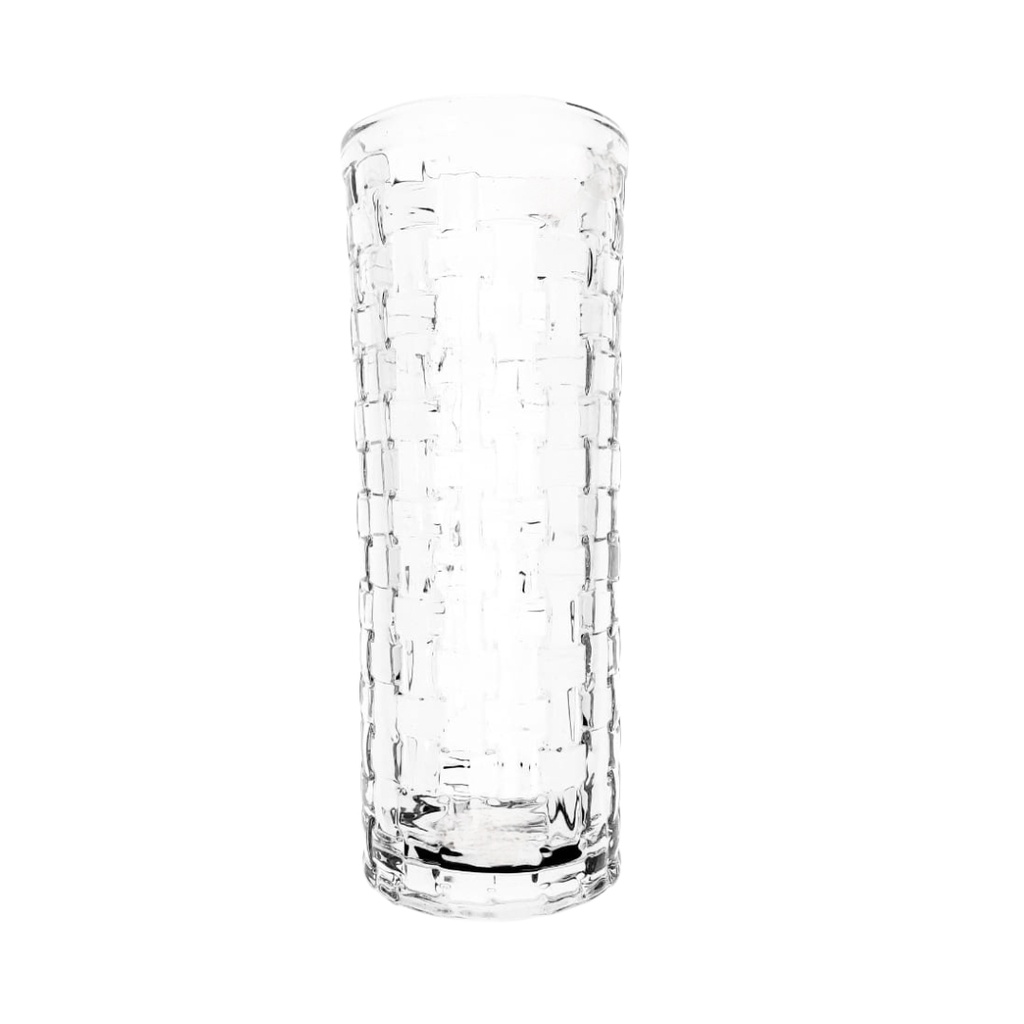 DSHP130-250C/L1 GLASS VASE (HEIGHT: 25.2CM, DIAMETER: 9.8CM)