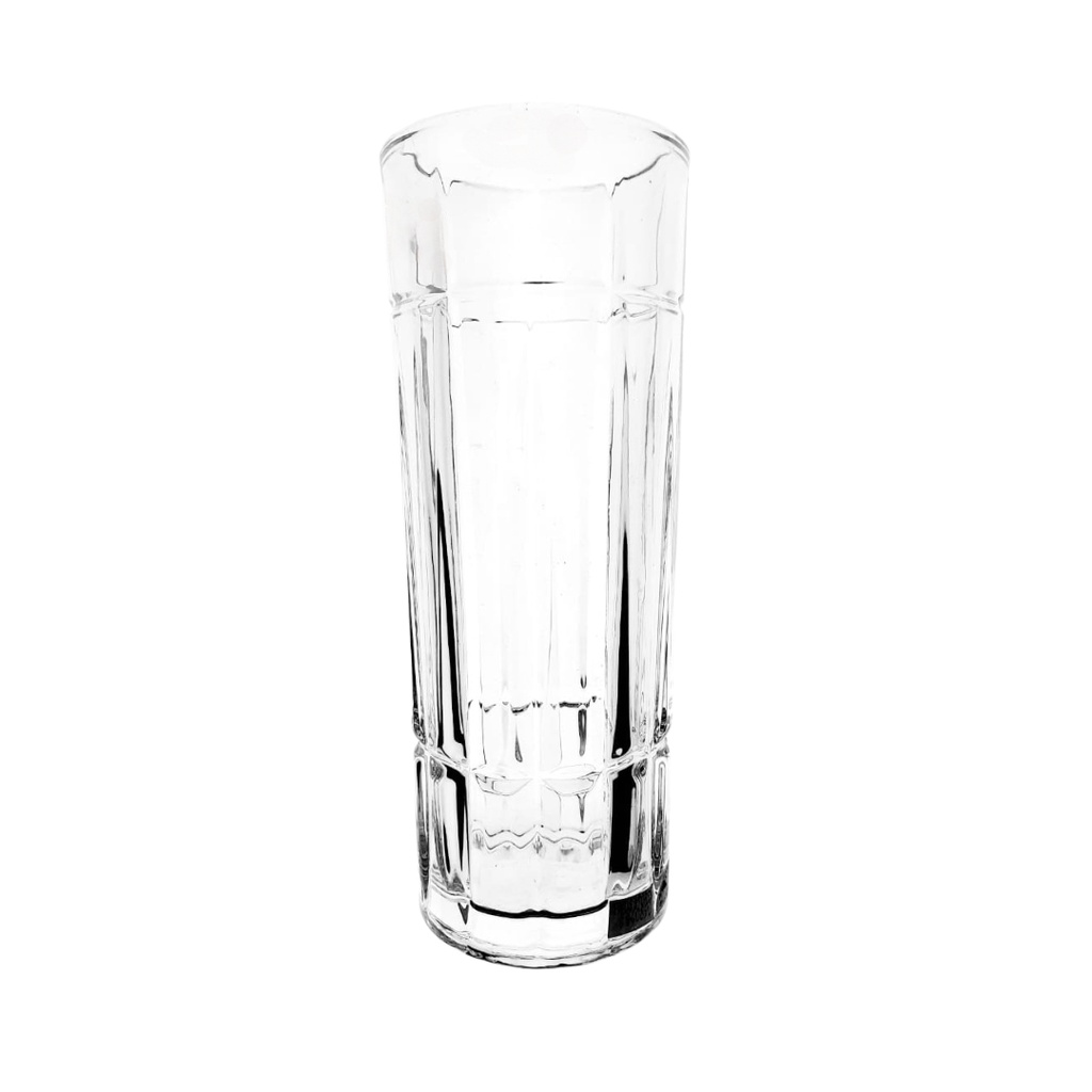 DSHP130-250B/L1 GLASS VASE (HEIGHT: 25.2CM, DIAMETER: 9.8CM)