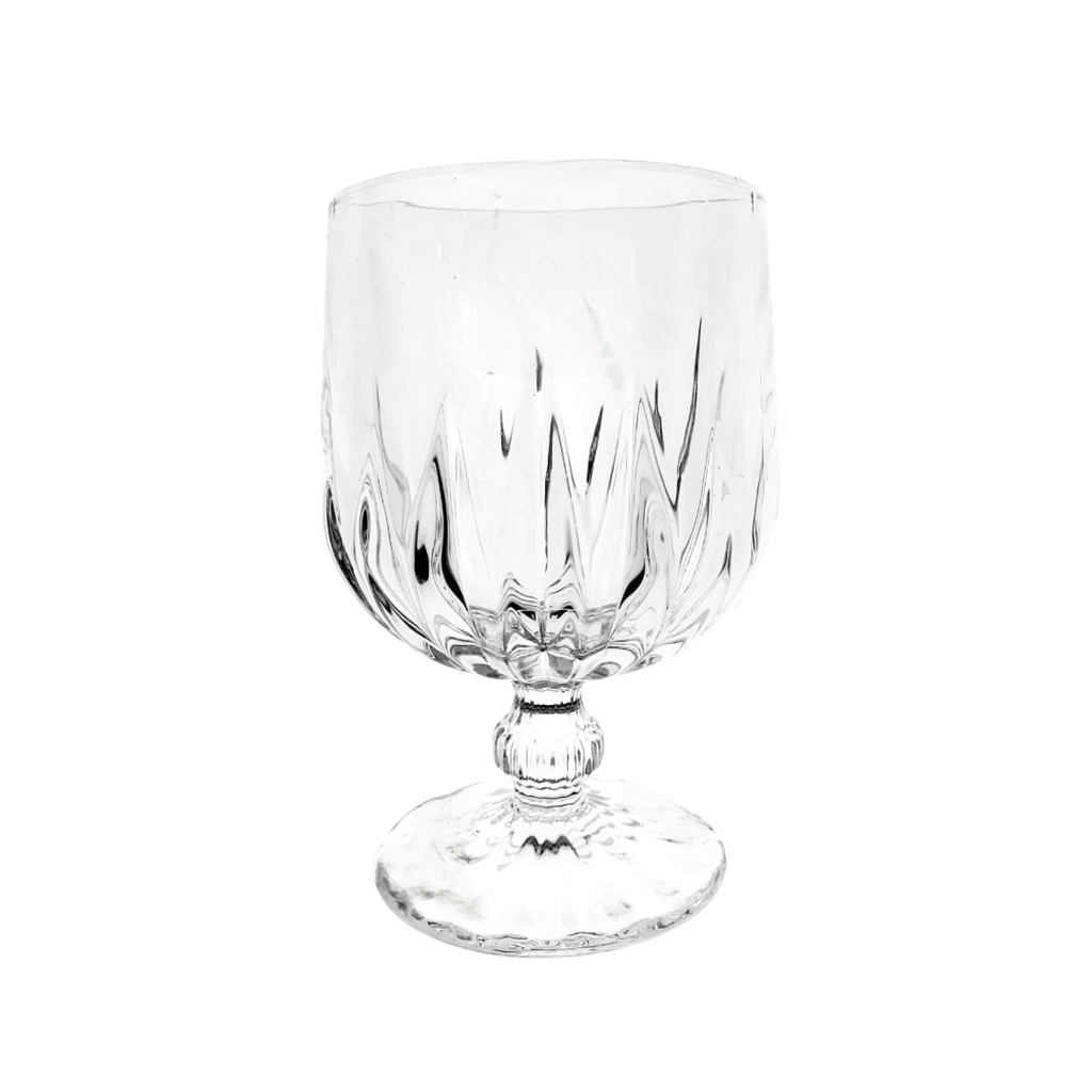 DSK502D WINE GLASS 6PCS 240ML (HEIGHT: 13CM, DIAMETER: 7.4CM)