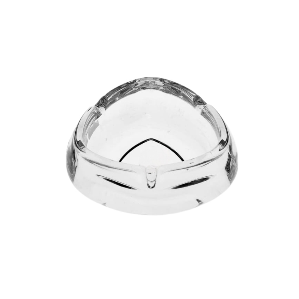 TYG1207/L1 GLASS ASHTRAY (HEIGHT: 5.5CM, DIAMETER: 10CM)